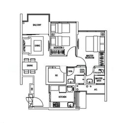 Blk 138C Lake Vista @ Yuan Ching (Jurong West), HDB 3 Rooms #585531011